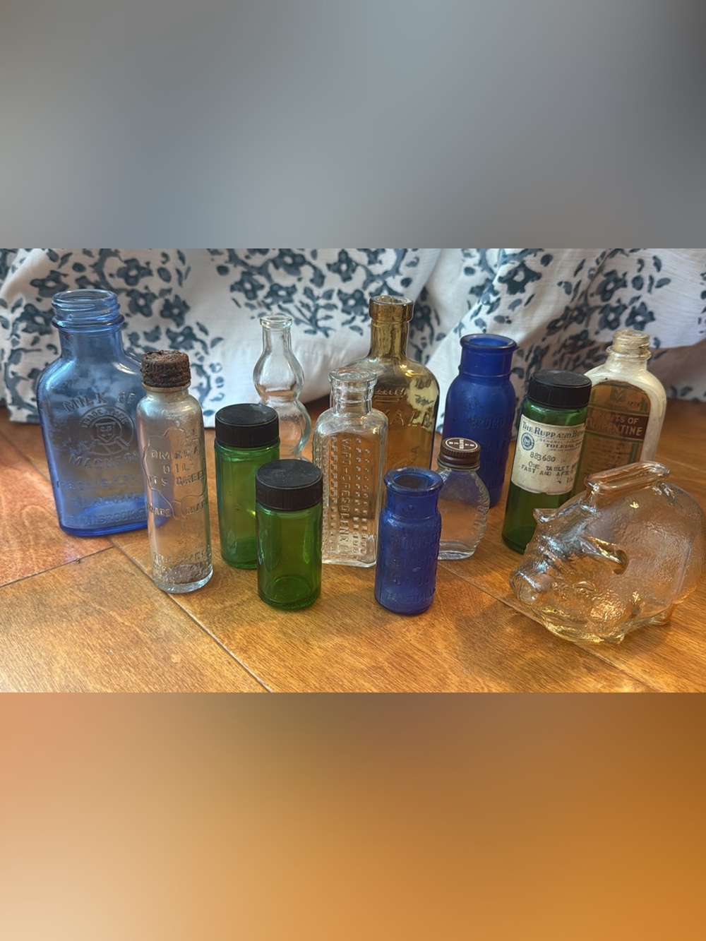 Antique Glass Bottle Lot